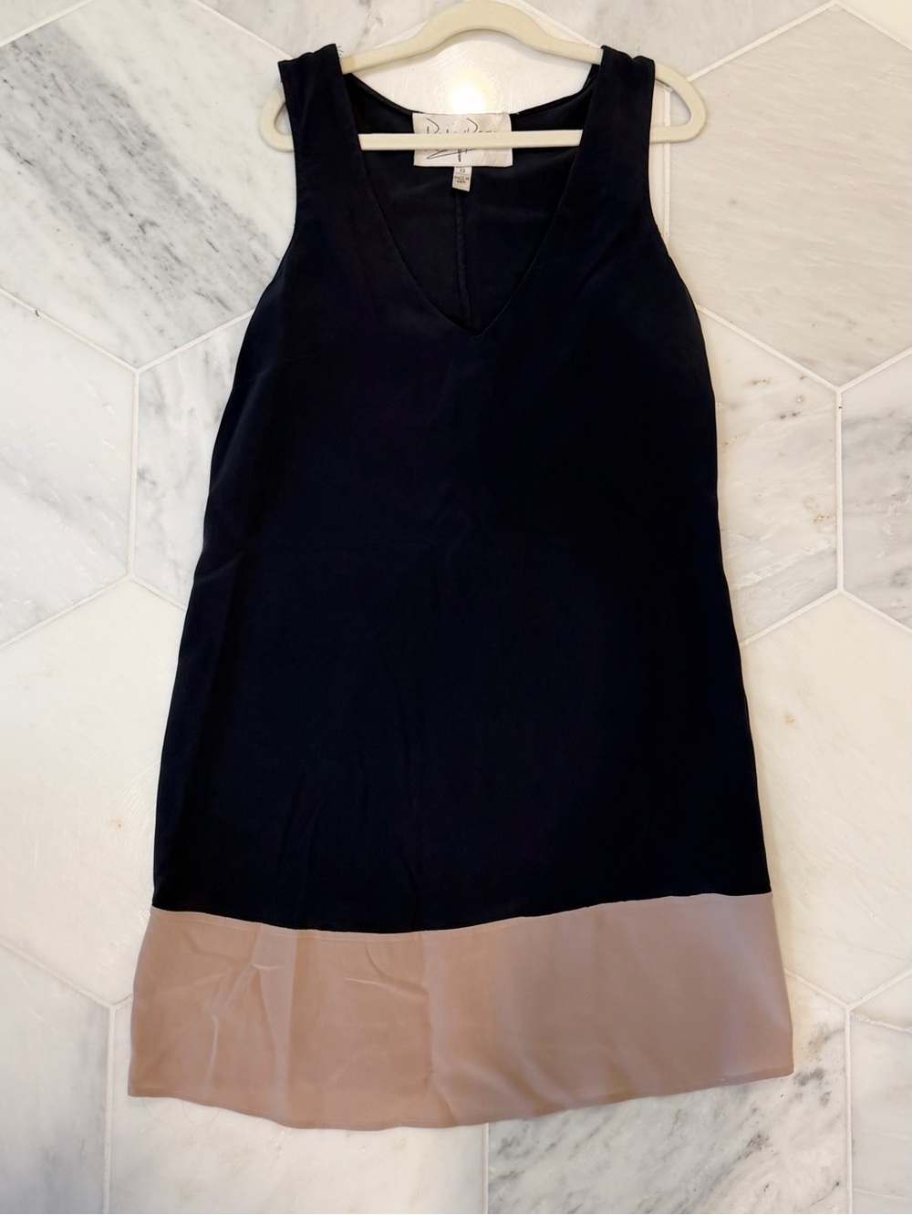 Rory Beca Silk Color block Dress - XS